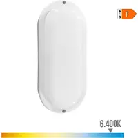 EDM Applique Led Ovale Capteur éclairage Led Intelligent Avec Détection De Mouvement -