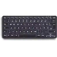 Perixx PERIBOARD-732B FR, Mini clavier sans fil, avec éclairage, noir