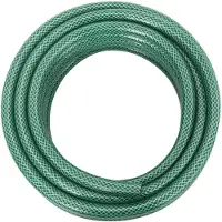 vidaXL Tuyau d'arrosage vert 0,5" 30 m PVC