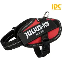 Julius-K9 Harnais IDC Power, rouge pour chien - taille 2XS : tour de poitrail 33 - 45 cm