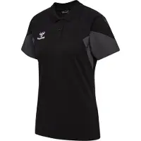 Hummel Travel Short Sleeve Polo Noir S Femme