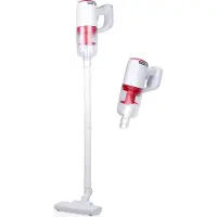 Dirt Devil DD9001, Aspirateur sans fil 2 en 1 80W, Blanc|Rouge