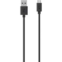 Belkin USB A - Micro-USB, 2m câble USB USB 2.0 Micro-USB B Noir