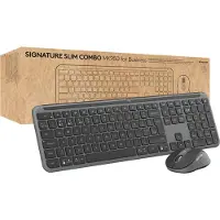 Logitech Signature Slim Combo MK950 for Business - Ensemble clavier et souris - 100% full size - sans fil - Bluetooth 5.1 LE - AZERTY - français - graphite (920-012505)
