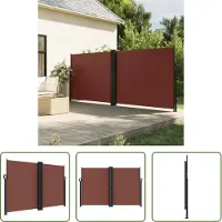 The Living Store Store latéral extensible brun 160x1000 cm