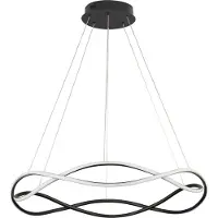 Lyora Suspension design Jinal noir Ø 80cm