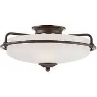 QUOIZEL Griffin plafonnier bronze QZ-GRIFFIN-F-PN
