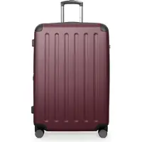Hauptstadtkoffer - Spree Grande valise extensible XL Trolley Bagages de soute, Check-In Luggage Hardcase, Trolley de voyage 4 roulettes, TSA, 75cm, 119 L,Rouge foncé