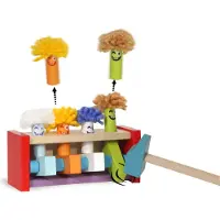 Jamara Holzspielzeug Kidiwood Klopfbank Flying Clowns 2+
