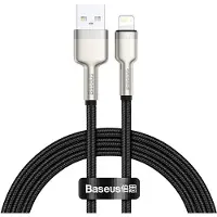 Baseus Câble Usb Do Lightning Cafule, 2.4A, 1M (Czarny)
