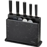 Klausberg Bloc de couteaux de cuisine 10 pièces avec planches à découper KB7834