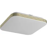 Milagro Plafond carré 26 cm LED 11W blanc / or Dabar Eko-Light