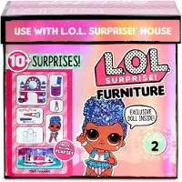 Mga Entertainment 561736XX1E7C - L.O.L. Surprise Furniture with Doll Asst in PDQ - Wave 1 / Serie 2 Backstage & Independet Queen