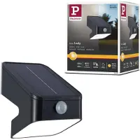 Paulmann Lèche-mur solaire à LED Lesly Détecteur de mouvement àcrépusculaire (IR)