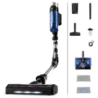 Rowenta X-Force Flex 9.60 RH20C0, Aspirateur eau et poussière, Cyclonique, 83 dB, Sans sac, Argent, Bleu