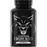 Vitastrong Comprimés de BCAA 8:1:1, acides aminés 5000mg avec vitamine B6, L Leucine, Valine, acides aminés essentiels et vitamine B6, 150 comprimés d'acides aminés BCAA