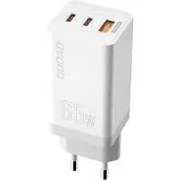 Dudao A7xsEU Chargeur d'appareils mobiles GaN 2xUSB-C + USB-A 65W