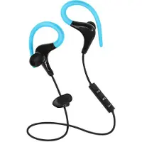 Avizar , casque de sport Bluetooth avec télécommande et microphone, couleur bleu