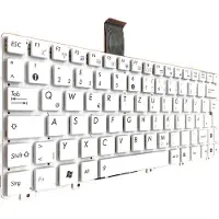 T-ProTek FRANÇAIS - Clavier blanc Compatible avec ASUS EEE PC X101CH 1025 1025C 1025CE, V103646OK1