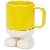Balvi Mug céramique Pan Standy - Bleu/Jaune Mug céramique Pan Standy en Bleu-Jaune, option Jaune