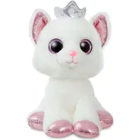 Aurora Peluche Sparkle Tales Peluches "Duchesse chat avec couronne" 18 cm