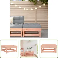 The Living Store Tabouret de jardin en bois massif Douglas