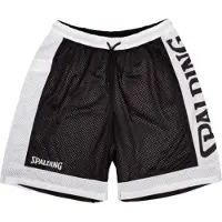 Spalding Short réversible Hommes - Noir / Blanc