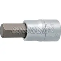 Unior 192/2HX Embout de tournevis pour vis à six pans creux, 1/2", 15mm