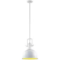 ITALUX Laredo lampe suspendue industrielle blanche MA04431CA-001
