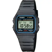 Casio Armbanduhr digital F-91W-1YEF Schwarz (F-91W-1YEF)