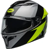 Bell Casque Lithium Shear, gris/jaune, L (59/60)