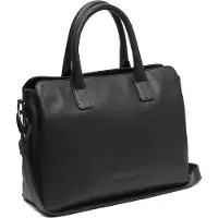 The Chesterfield Brand Cuir sac à main sac à épaule pour ordinateur portable Valmonte Shoulderbag Black noir