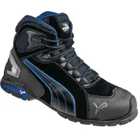 Puma Safety Chaussures de sécurité Rio Black Mid Taille 43 noir / bleu - 63.225.0-43