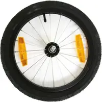 Burley 160050 Roue 16' en alliage pour Cub 2009-2012,Nomad 2014, argent/noir