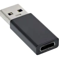 InLine Adaptateur USB 3.2 Gen.2, USB-A prise sur USB-C prise femelle