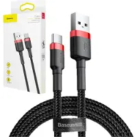 Baseus Cafule 3A Usb to Usb-C Cable 0.5M (Rouge/Noir)