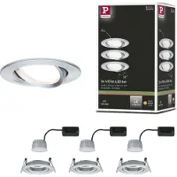 Paulmann LED encastré Nova set de base orientable