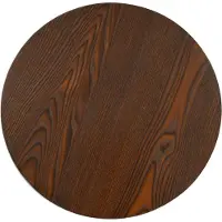 vidaXL Table de bistrot brun foncé 40 cm MDF