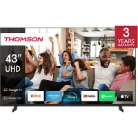 Thomson Q70 Series 43UG4S14 TV 109,2 cm (43") 4K Ultra HD Smart TV Wifi Noir