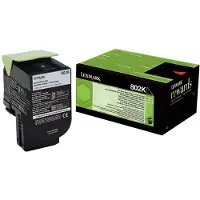 Lexmark 80C20K0 (802K) - Noir - Toner