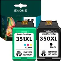 Evoke Cartouches pour HP 350 351 XL ️️ C4280 C4380 C4480 C4580 C5280 ️