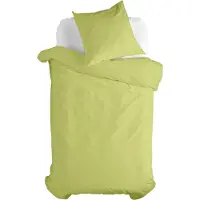 Happy Friday Ensemble housse de couette Basic Kids vert Matelas simple 2 pièces