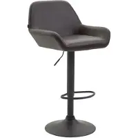 CLP Tabouret de bar Braga en simili cuir