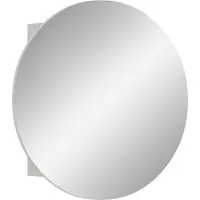 Xonox Riff armoir de salle de bain avec miroir Ø70 cm 1 porte blanc.