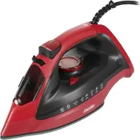Mesko Home MS 5031 fer à repasser Fer à vapeur Semelle en céramique 2400 W Rouge