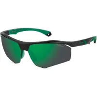 Polaroid Lunettes de Soleil PLD 7055/S 68/10/135 Matte black green Polycarbonate frames MAN PLD 7055/S