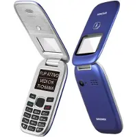Brondi Window+ Téléphone mobile double SIM 1.77" Bleu 2G avec Radio FM