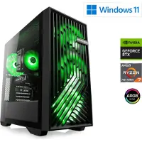 CSL-Computer PC de jeu AMD Ryzen 7 7700, 3800 MHz, GeForce RTX 4060, 16 Go DDR5-RAM, 1000 Go M.2 SSD, Windows 11, USB 3.2 | M10950H