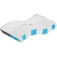 Syfax Matelas à ressorts ensachés moyen 120x200 cm