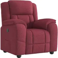 Syfax Fauteuil inclinable Rouge bordeaux Tissu